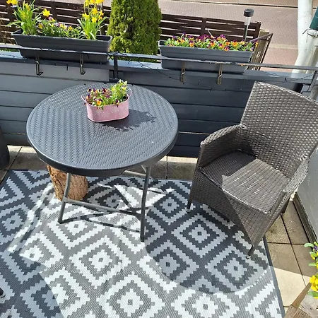 An Der Bode - Schicke 3 Zi Mit Balkon شقة *